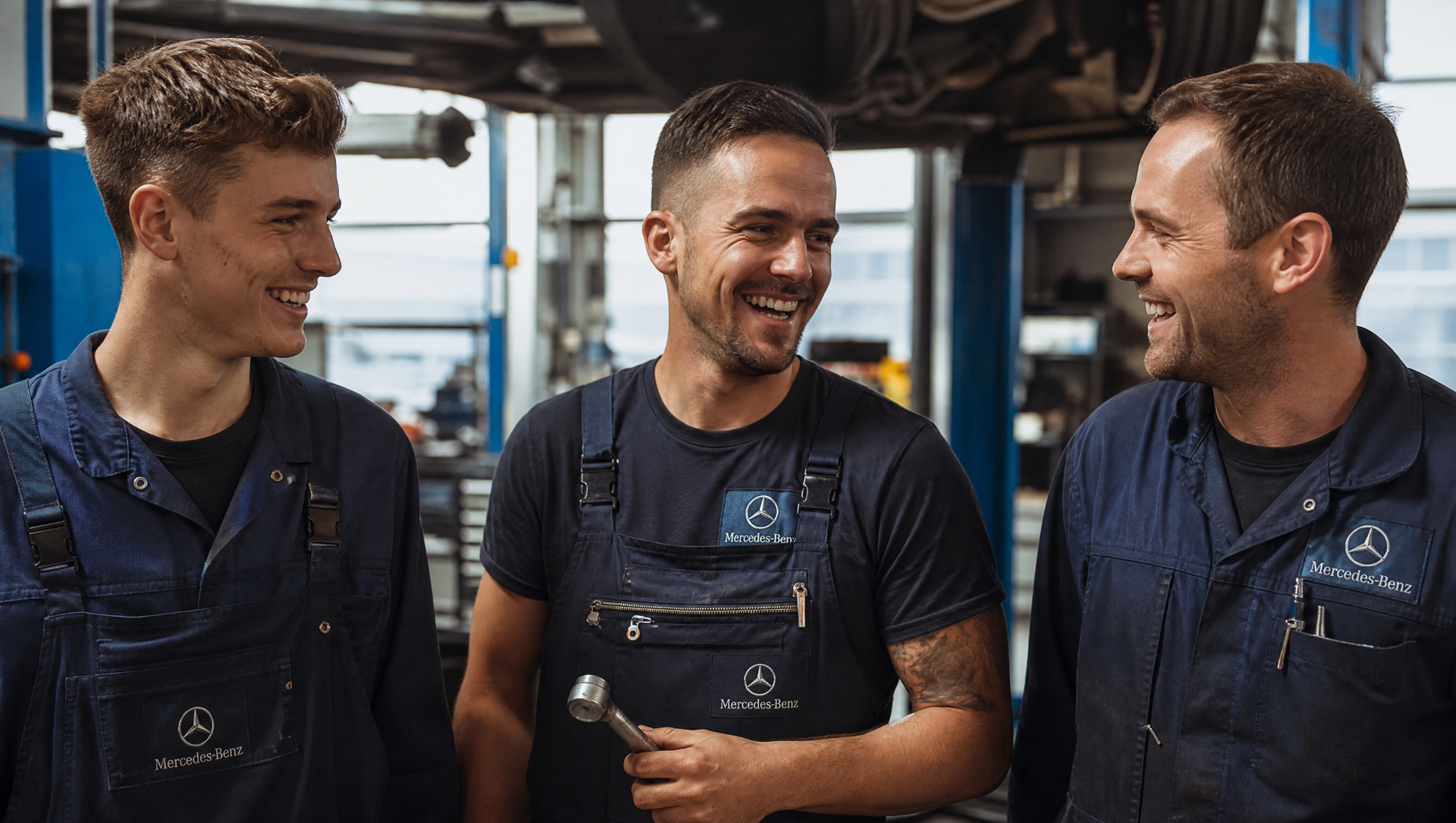 Teamfoto der Werkstattcrew